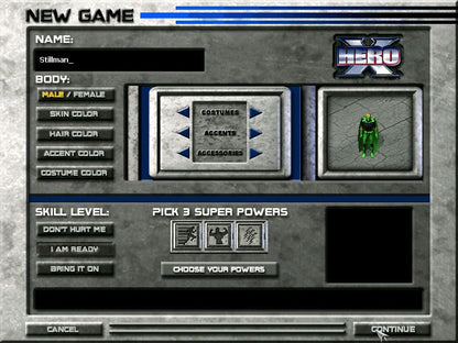Hero X Microsoft Windows PC CD-PC Gamez USA