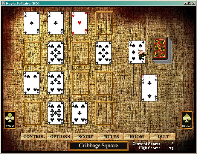 Hoyle Solitaire Microsoft Windows PC CD-PC Gamez USA