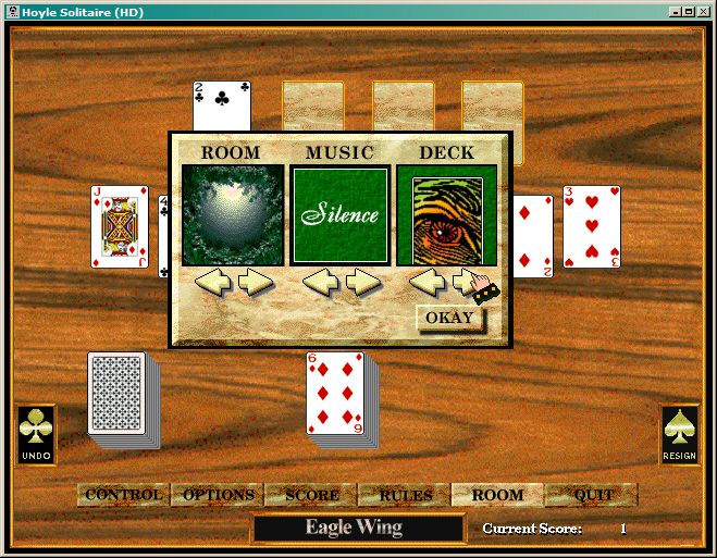 Hoyle Solitaire Microsoft Windows PC CD-PC Gamez USA