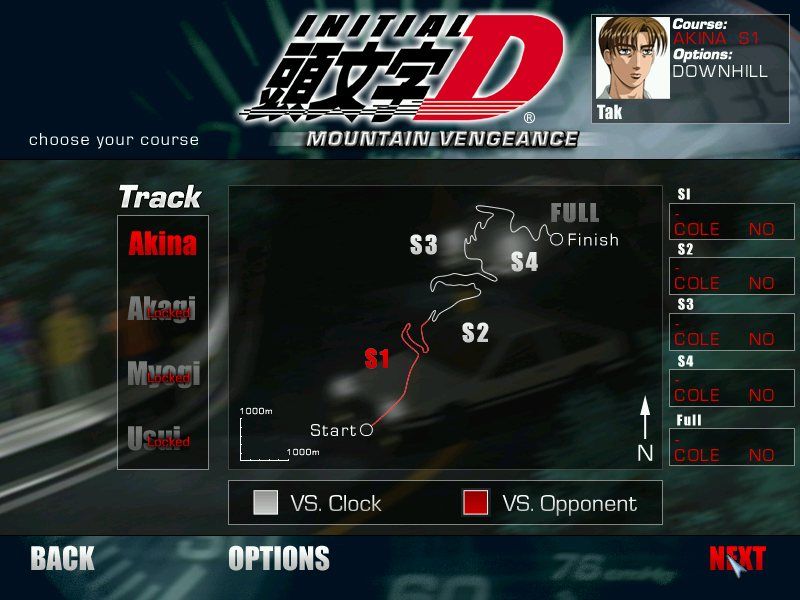 Initial D Mountain Vengeance Microsoft Windows PC CD-PC Gamez USA