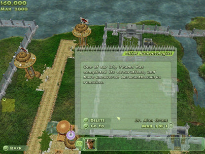 Jurassic Park Operation Genesis Microsoft Windows PC CD-PC Gamez USA