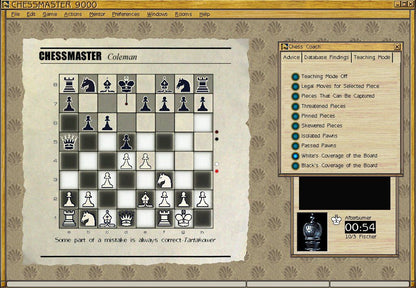 Chessmaster 9000 Disc 1-2 Microsoft Windows PC CD-PC Gamez USA