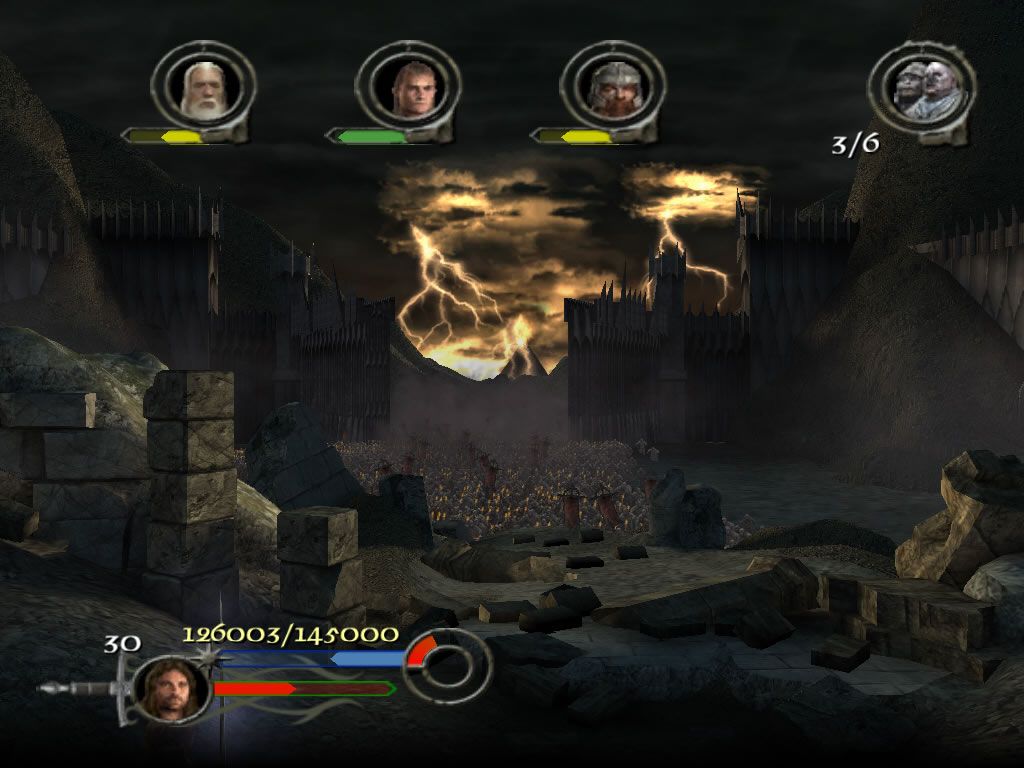 The Lord of the Rings The Return of the King Disc 1-3 Microsoft Windows PC CD-PC Gamez USA