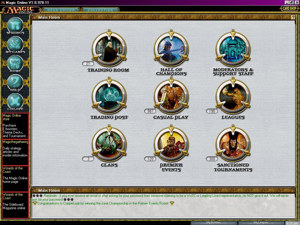 Magic The Gathering Online Microsoft Windows PC CD-PC Gamez USA