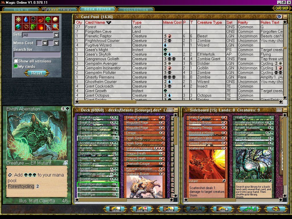 Magic The Gathering Online Microsoft Windows PC CD-PC Gamez USA