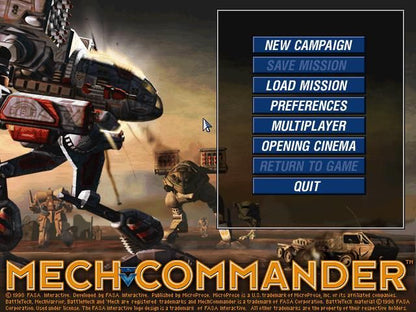 MechCommander Microsoft Windows PC CD-PC Gamez USA