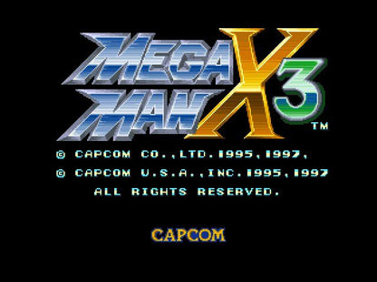 Mega Man X3 1995 Microsoft Windows PC CD CapCom-PC Gamez USA