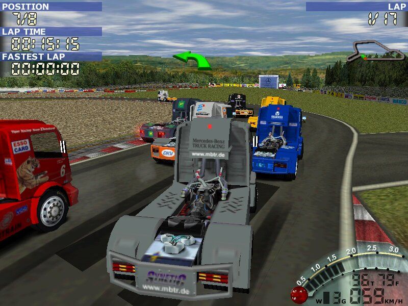 Mercedes-Benz Truck Racing Microsoft Windows PC CD-PC Gamez USA