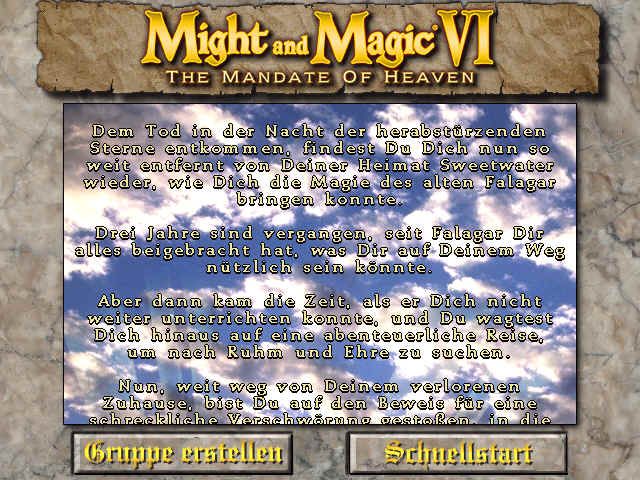 Might and Magic VI The Mandate of Heaven Disc 1-2 Microsoft Windows PC CD-PC Gamez USA