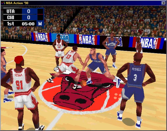 NBA Action '98 Microsoft Windows PC CD-PC Gamez USA