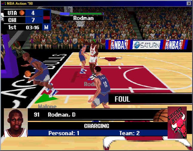 NBA Action '98 Microsoft Windows PC CD-PC Gamez USA