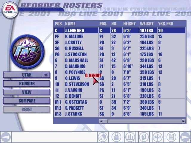 NBA LIVE 2001 Microsoft Windows PC CD-PC Gamez USA