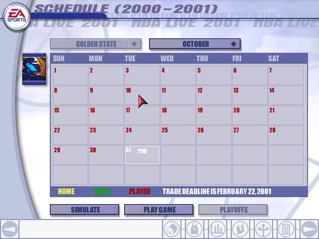 NBA LIVE 2001 Microsoft Windows PC CD-PC Gamez USA