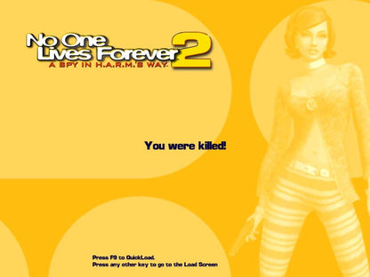 No One Lives Forever 2 A Spy in H.A.R.M.'s Way Disc 1-2 Microsoft Windows PC CD-PC Gamez USA