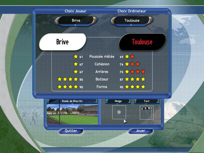 Pro Rugby Manager Microsoft Windows PC CD-PC Gamez USA