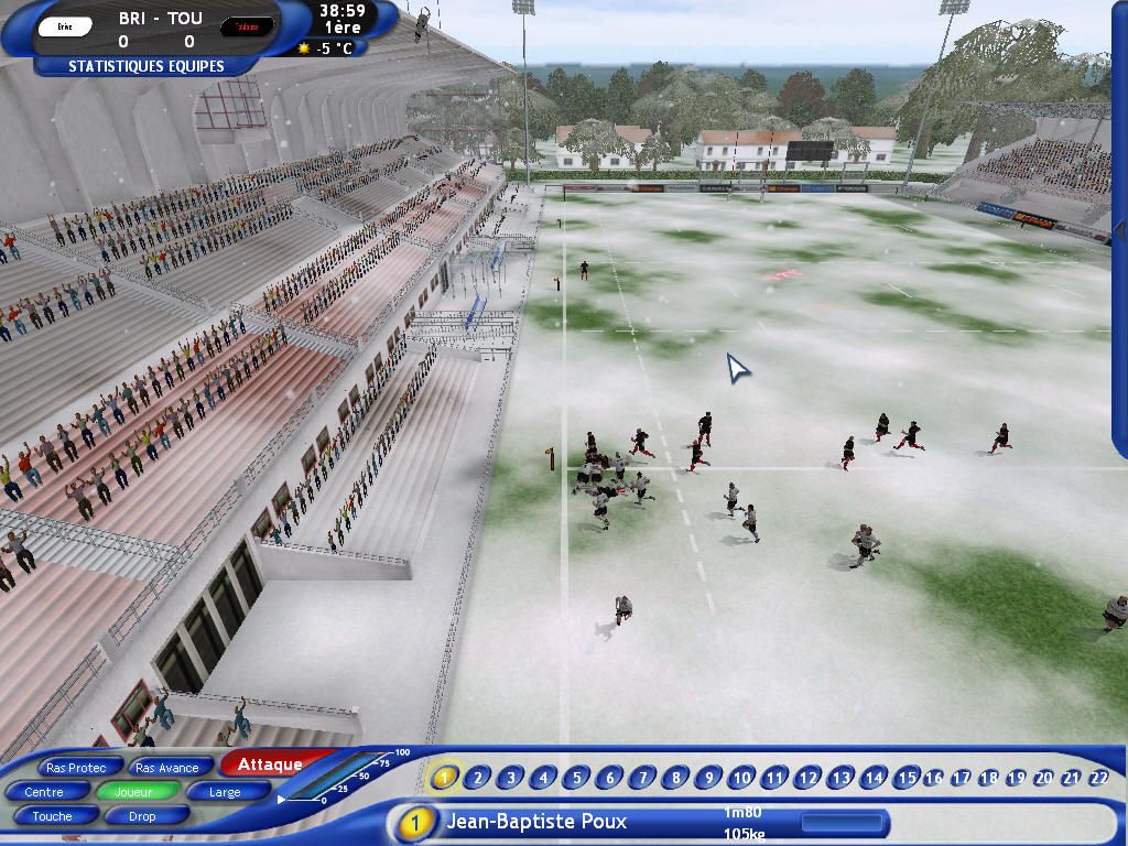 Pro Rugby Manager Microsoft Windows PC CD-PC Gamez USA
