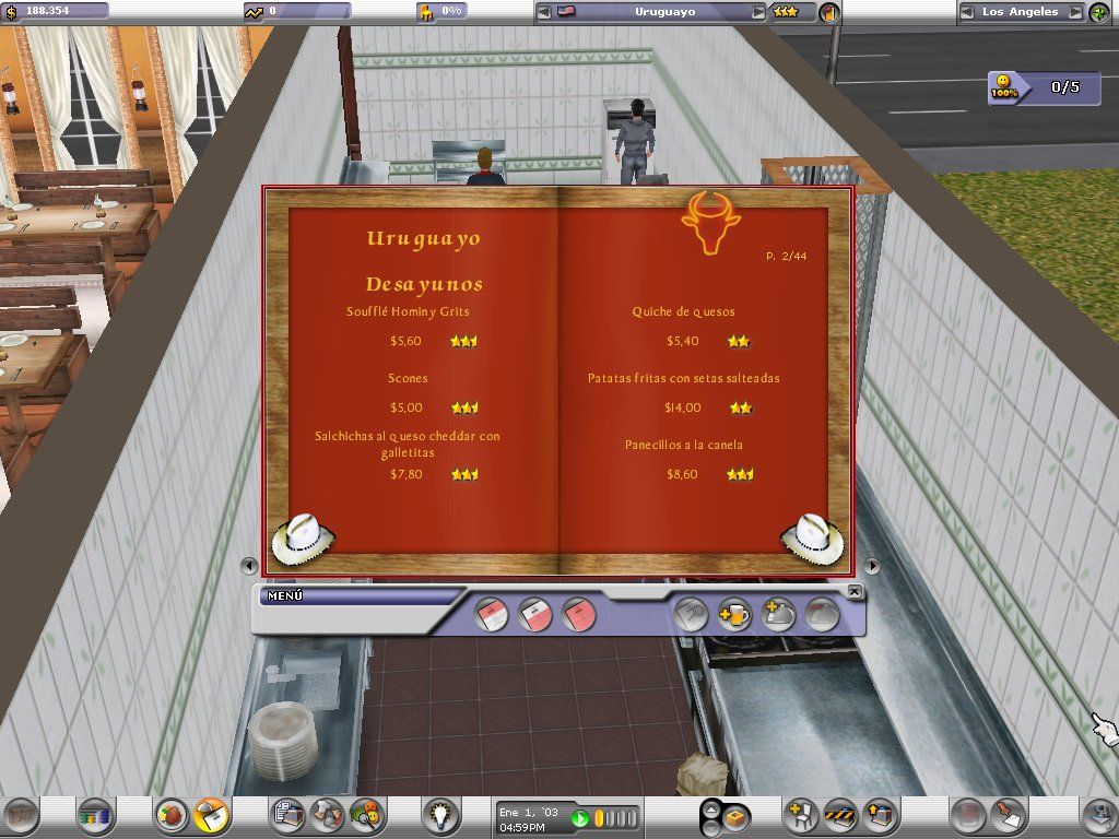 Restaurant Empire Microsoft Windows PC CD-PC Gamez USA