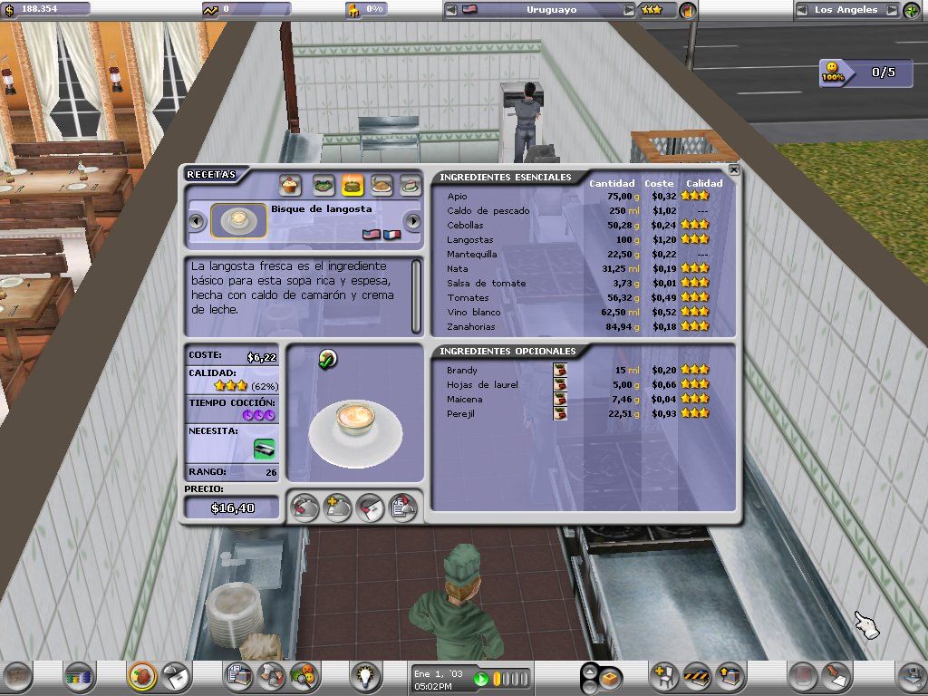 Restaurant Empire Microsoft Windows PC CD-PC Gamez USA