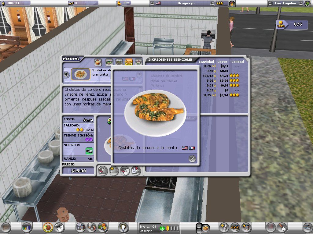 Restaurant Empire Microsoft Windows PC CD-PC Gamez USA