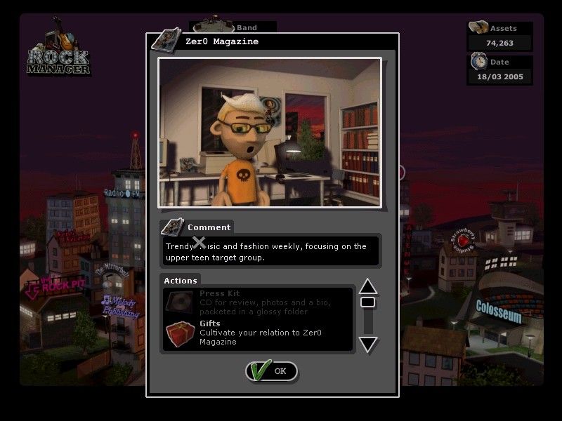 ROCK MANAGER Microsoft Windows PC CD-PC Gamez USA