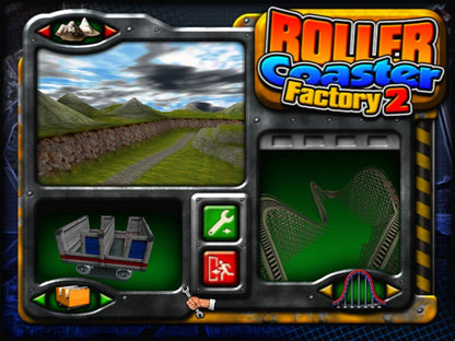 Roller Coaster Factory 2 Microsoft Windows PC CD-PC Gamez USA