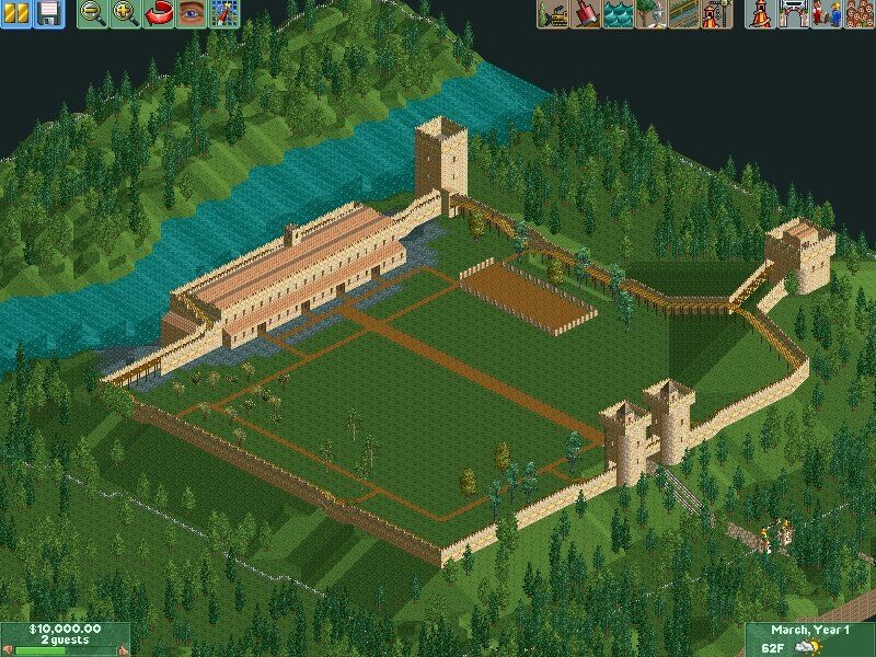 RollerCoaster Tycoon 2 Microsoft Windows PC CD-PC Gamez USA