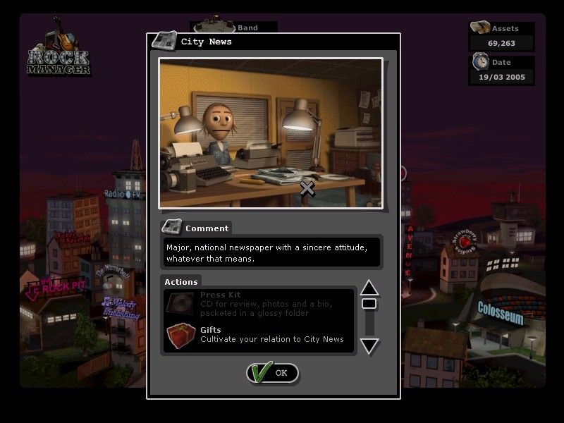 ROCK MANAGER Microsoft Windows PC CD-PC Gamez USA
