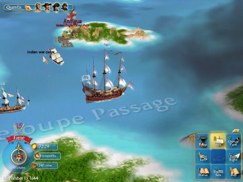 Sid Meier's Pirates Live the Life Disc 1-2 Microsoft Windows PC CD-PC Gamez USA