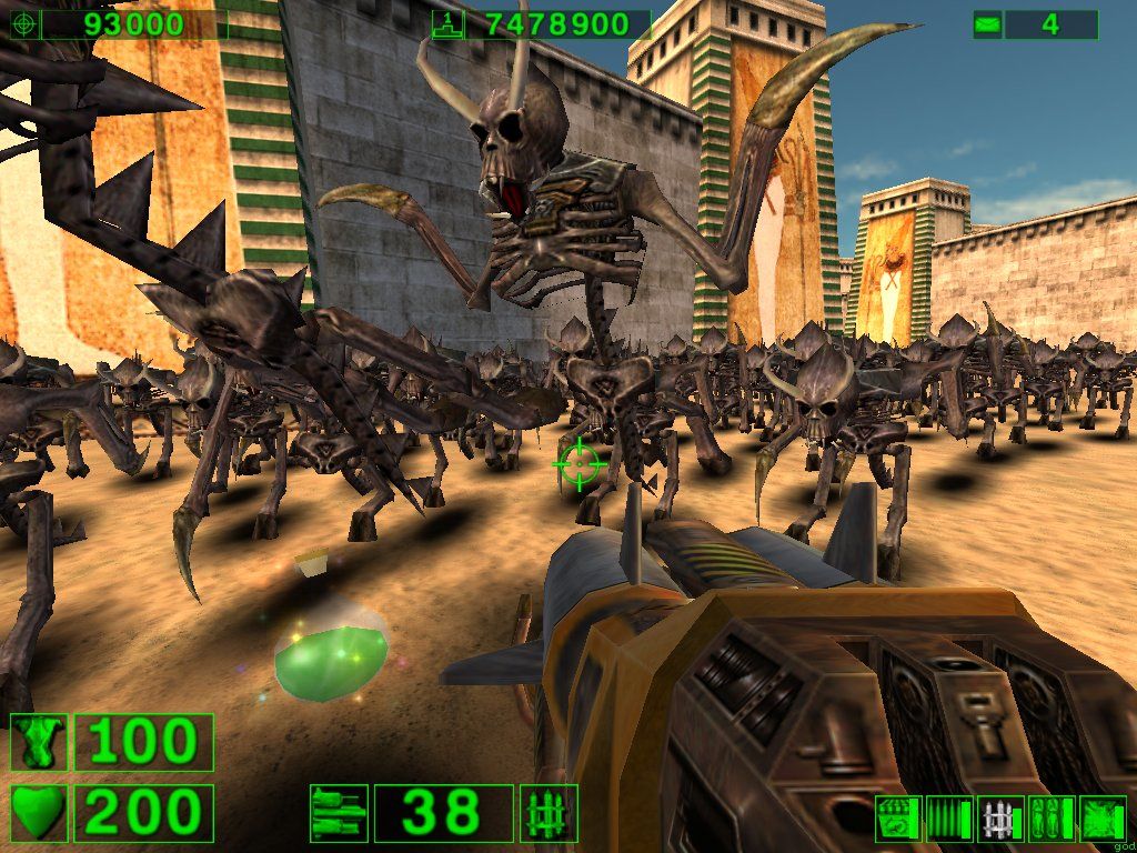 Serious Sam The First Encounter 2001 Windows Microsoft PC CD CroTeam-PC Gamez USA