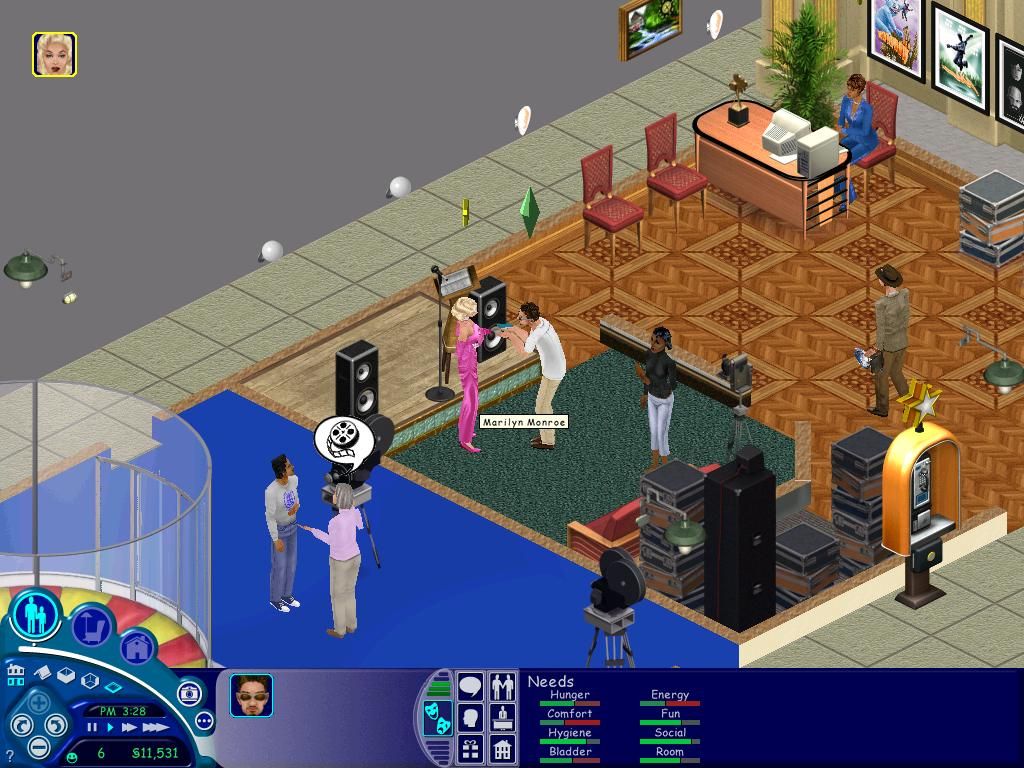 The Sims Superstar Expansion Pack Disc 1-2 Microsoft Windows PC CD-PC Gamez USA