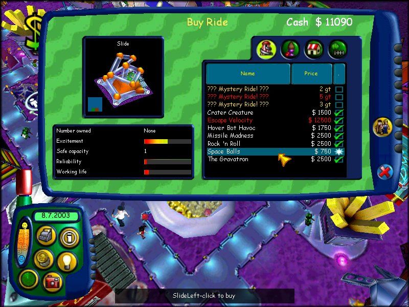 Sim Theme Park World Microsoft Windows PC CD-PC Gamez USA