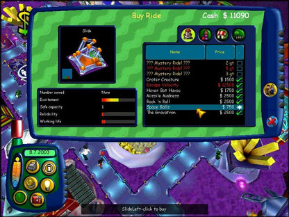 Sim Theme Park World Microsoft Windows PC CD-PC Gamez USA