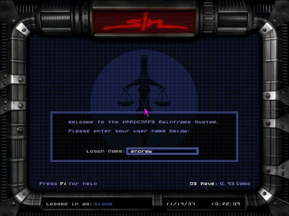 SiN Microsoft Windows PC CD-PC Gamez USA