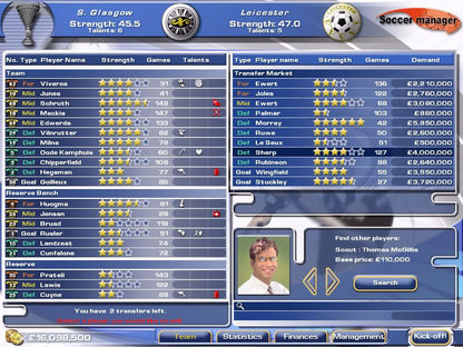 Soccer Manager Microsoft Windows PC CD-PC Gamez USA