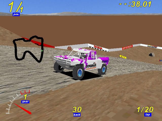 SODA Off-Road Racing Microsoft Windows PC CD-PC Gamez USA