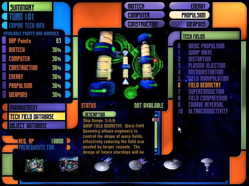 Star Trek The Next Generation - Birth of the Federation Microsoft Windows PC CD-PC Gamez USA