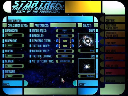Star Trek The Next Generation - Birth of the Federation Microsoft Windows PC CD-PC Gamez USA