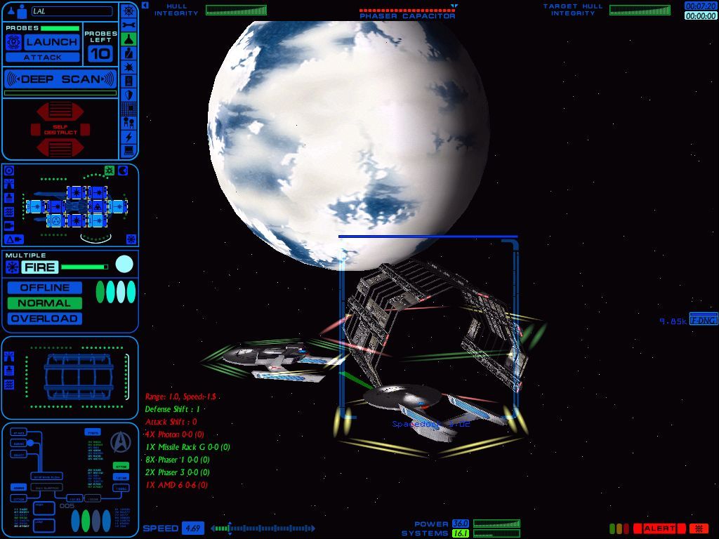 Star Trek Starfleet Command II Empires at War Disc 1-2 Microsoft Windows PC CD-PC Gamez USA