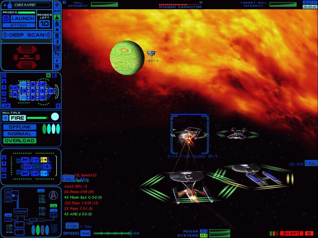 Star Trek Starfleet Command II Empires at War Disc 1-2 Microsoft Windows PC CD-PC Gamez USA