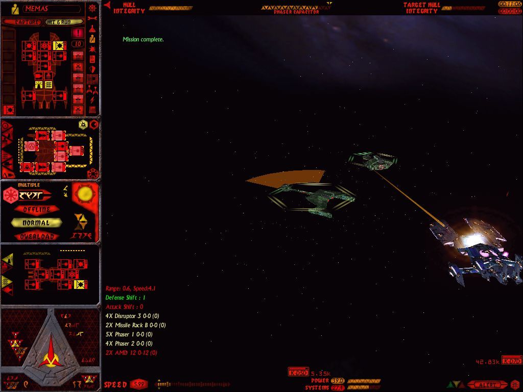 Star Trek Starfleet Command II Empires at War Disc 1-2 Microsoft Windows PC CD-PC Gamez USA