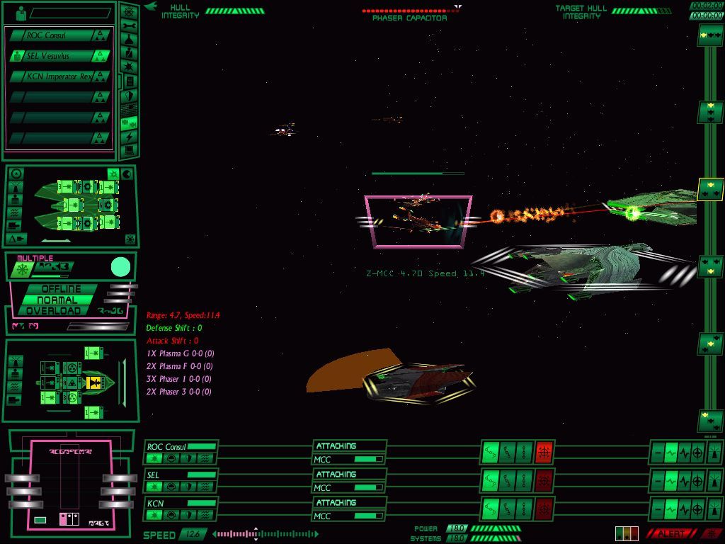 Star Trek Starfleet Command II Empires at War Disc 1-2 Microsoft Windows PC CD-PC Gamez USA