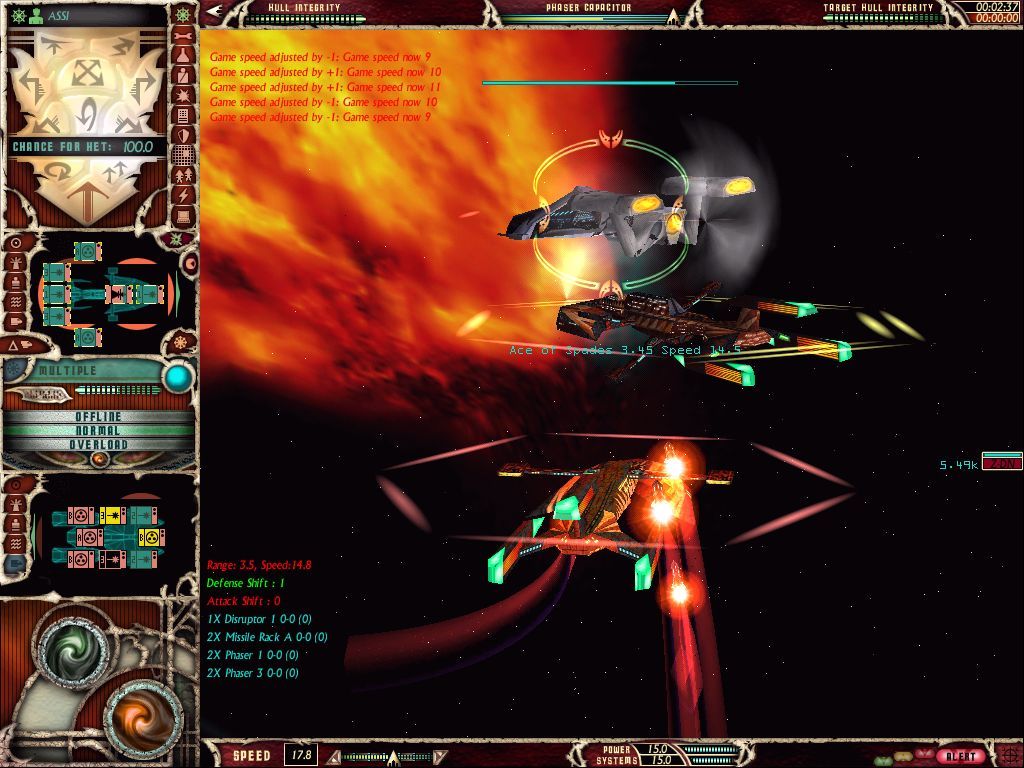 Star Trek Starfleet Command II Empires at War Disc 1-2 Microsoft Windows PC CD-PC Gamez USA
