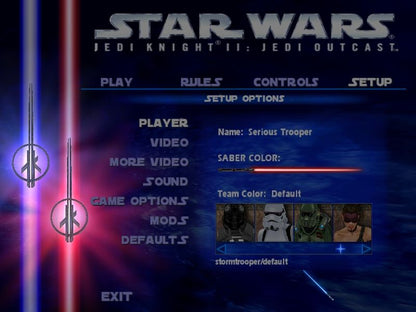 Star Wars Jedi Knight II Jedi Outcast Microsoft Windows PC CD-PC Gamez USA