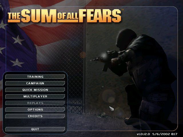 The Sum Of All Fears Microsoft Windows PC CD-PC Gamez USA