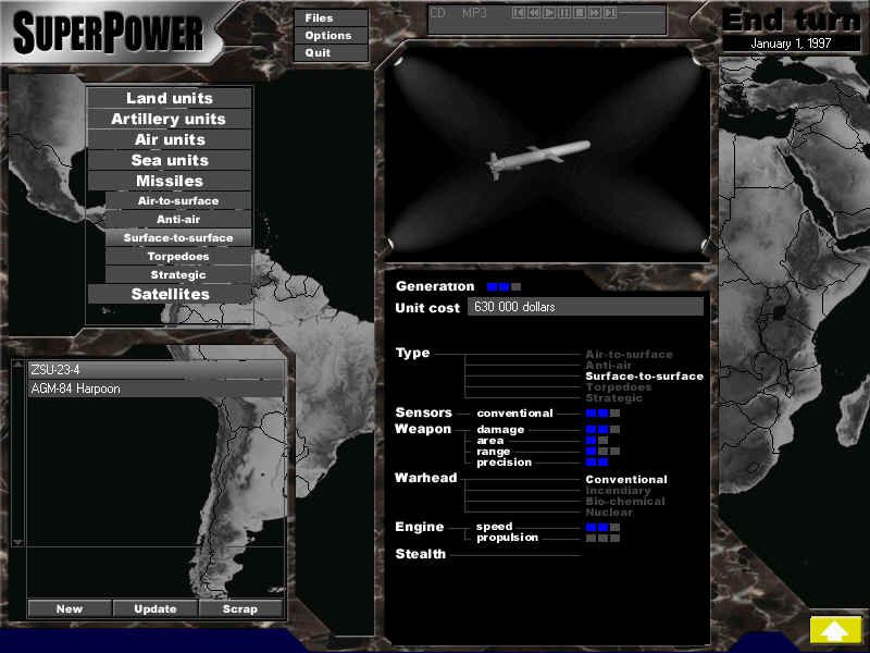 SuperPower Microsoft Windows PC CD – Strategic Global Simulation Game-PC Gamez USA