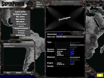 SuperPower Microsoft Windows PC CD – Strategic Global Simulation Game-PC Gamez USA