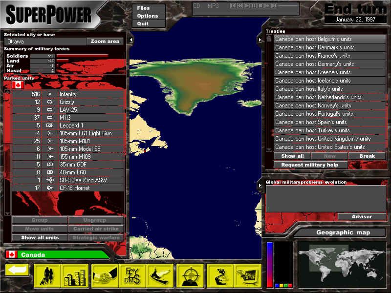 SuperPower Microsoft Windows PC CD – Strategic Global Simulation Game-PC Gamez USA