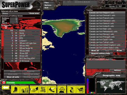 SuperPower Microsoft Windows PC CD – Strategic Global Simulation Game-PC Gamez USA