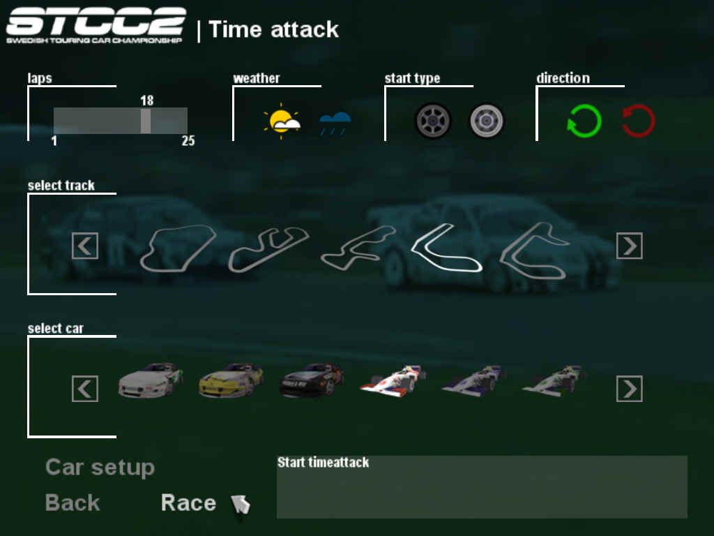 Swedish touring car championship 2 Microsoft Windows PC CD-PC Gamez USA
