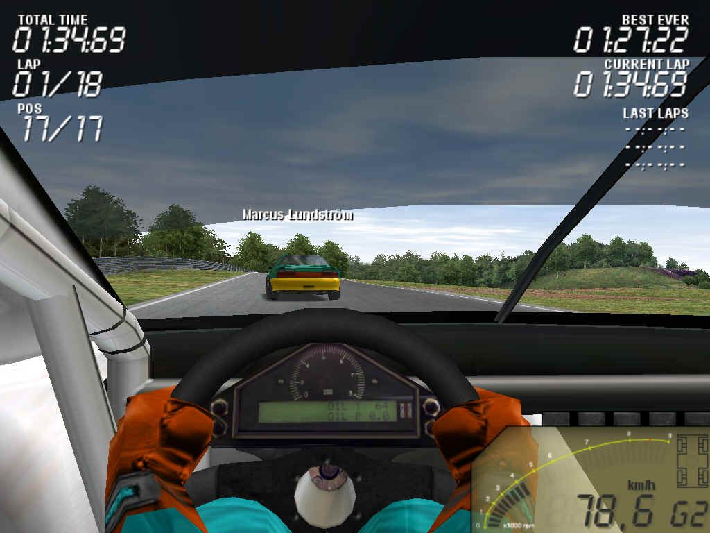 Swedish touring car championship 2 Microsoft Windows PC CD-PC Gamez USA